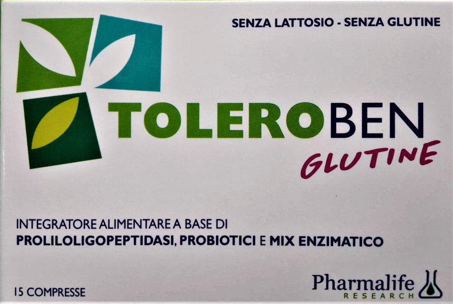 Toleroben glutine 15 compresse