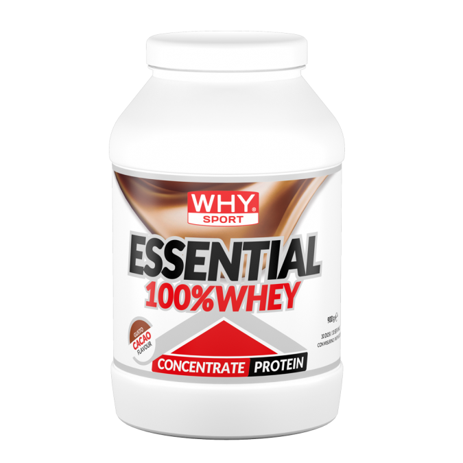 Why sport Essential 100% Proteine concentrate gusto cacao 900 gr