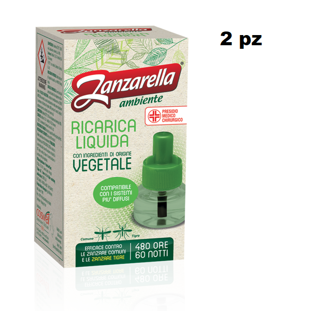 Zanzarella Ricarica Liquida 45 ml 2 pz