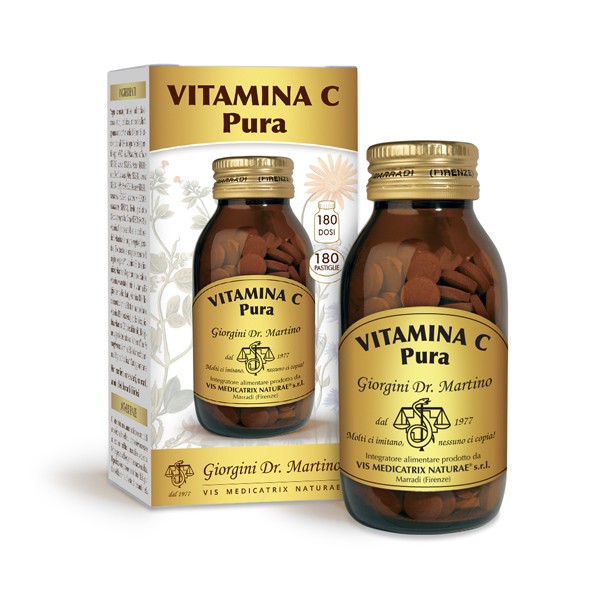 Vitamina C pura Pastiglie 180 pastiglie da 500 mg