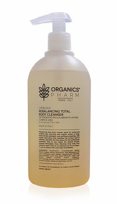 Detergente riequilibrante corpo-viso-intimo 500 ml.