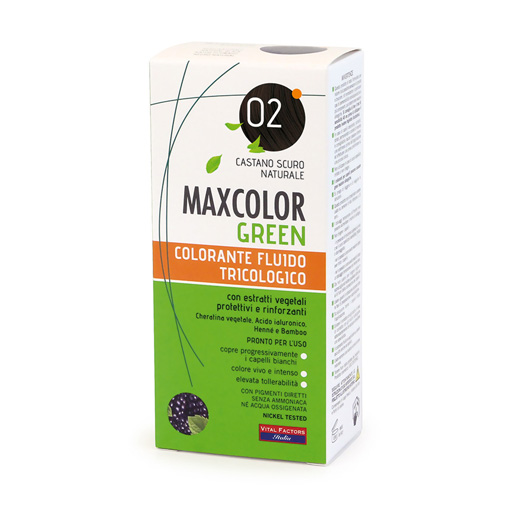 MaxColor Green 02 Castano Scuro Naturale 90 ml